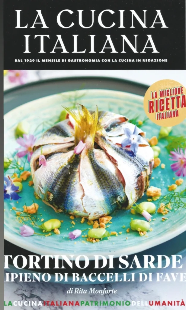 Tortino sostenibile di sarde e baccelli di fave, ricetta premiata per la cucina italiana