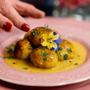 olpette di melanzane dorate con curcuma – Veganuary 2026